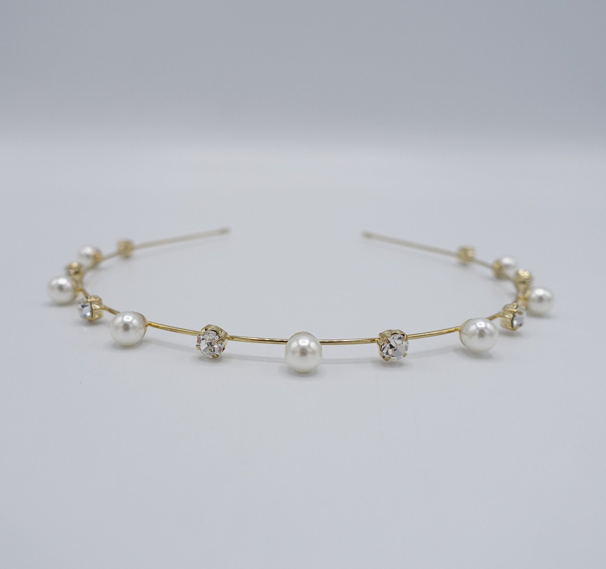 veryshine.com Headband pearl rhinestone headband, thin headband, pearl thin headband