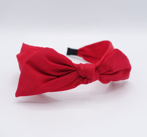 veryshine.com Headband Red solid bow knot headband, casual headband, daily headband for women