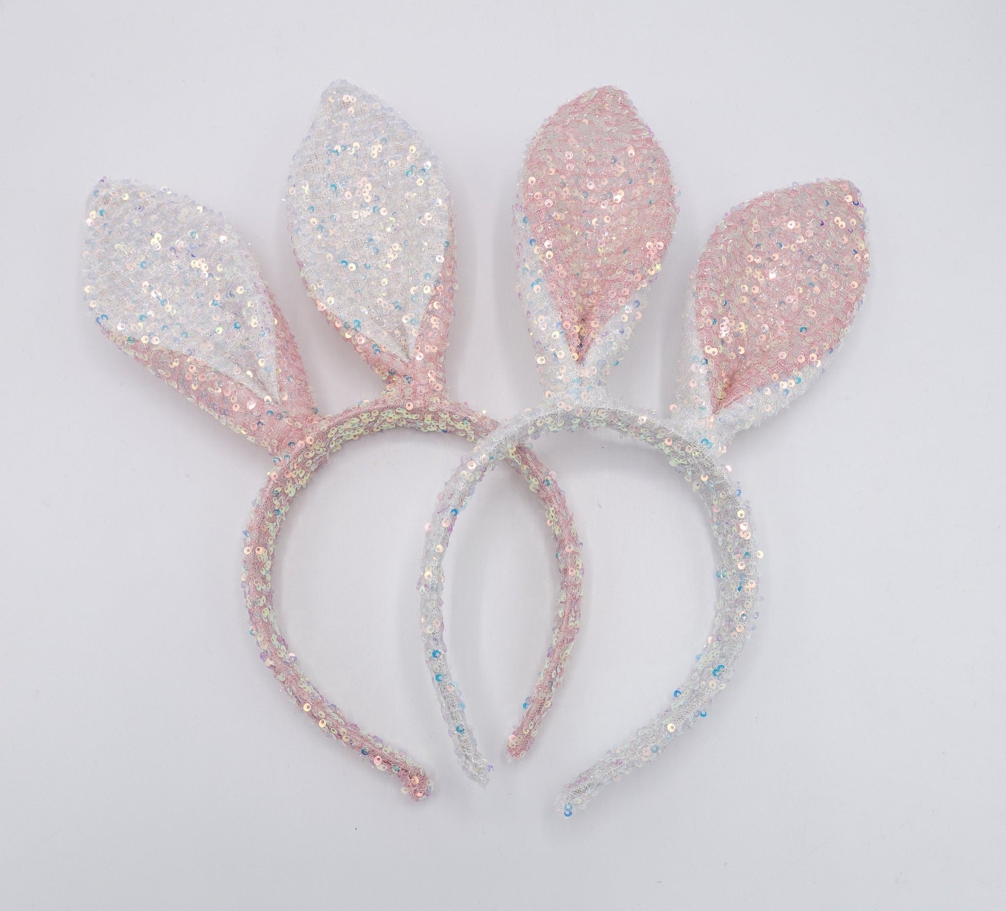 veryshine.com Headband sequin spangle bunny ear headband for a girl