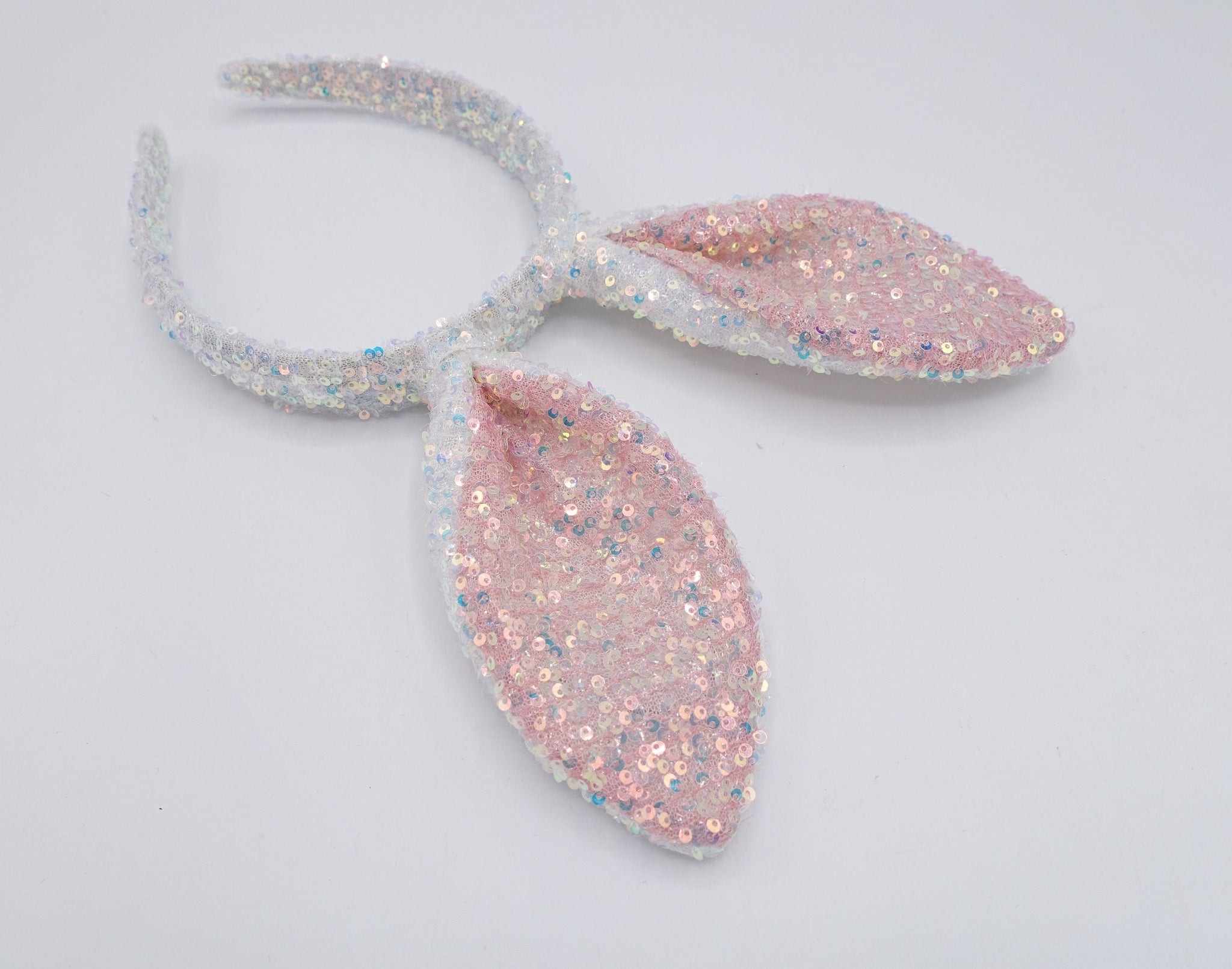 veryshine.com Headband sequin spangle bunny ear headband for a girl