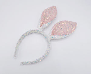 veryshine.com Headband sequin spangle bunny ear headband for a girl