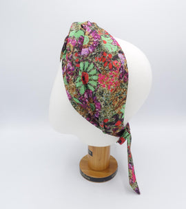 veryshine.com Headband Small floral turban headband for women, turban strap headwrap for women