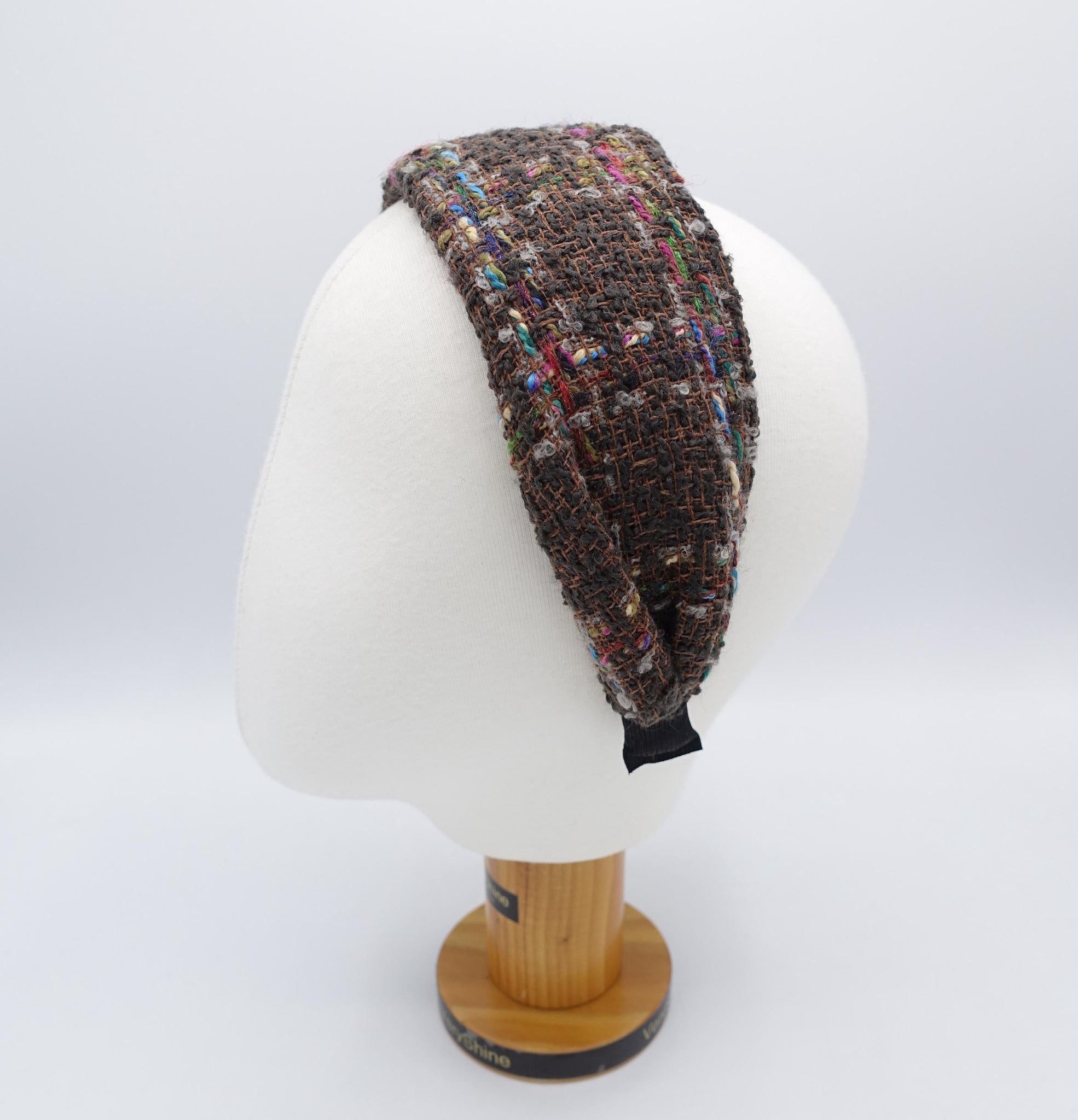 veryshine.com Headband tweed headband, flat headband, FW headband, wide headband for women