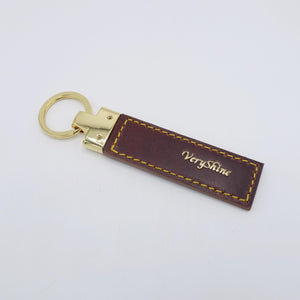 veryshine.com key chain Brown Handcrafted Leather Key chain, leather keyring