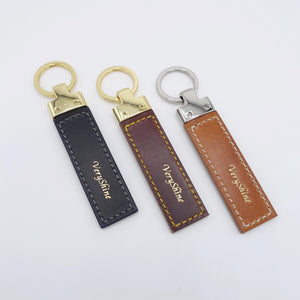 veryshine.com key chain Handcrafted Leather Key chain, leather keyring