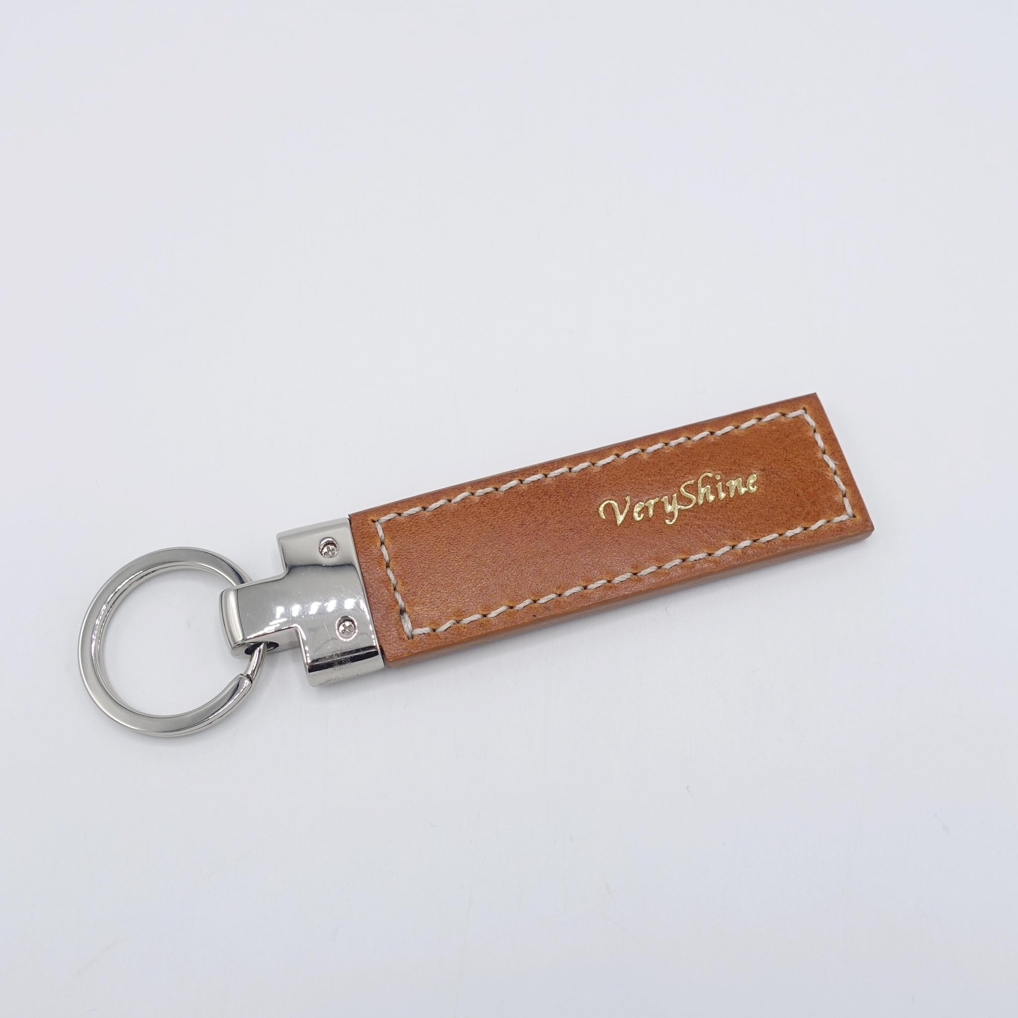 veryshine.com key chain Handcrafted Leather Key chain, leather keyring