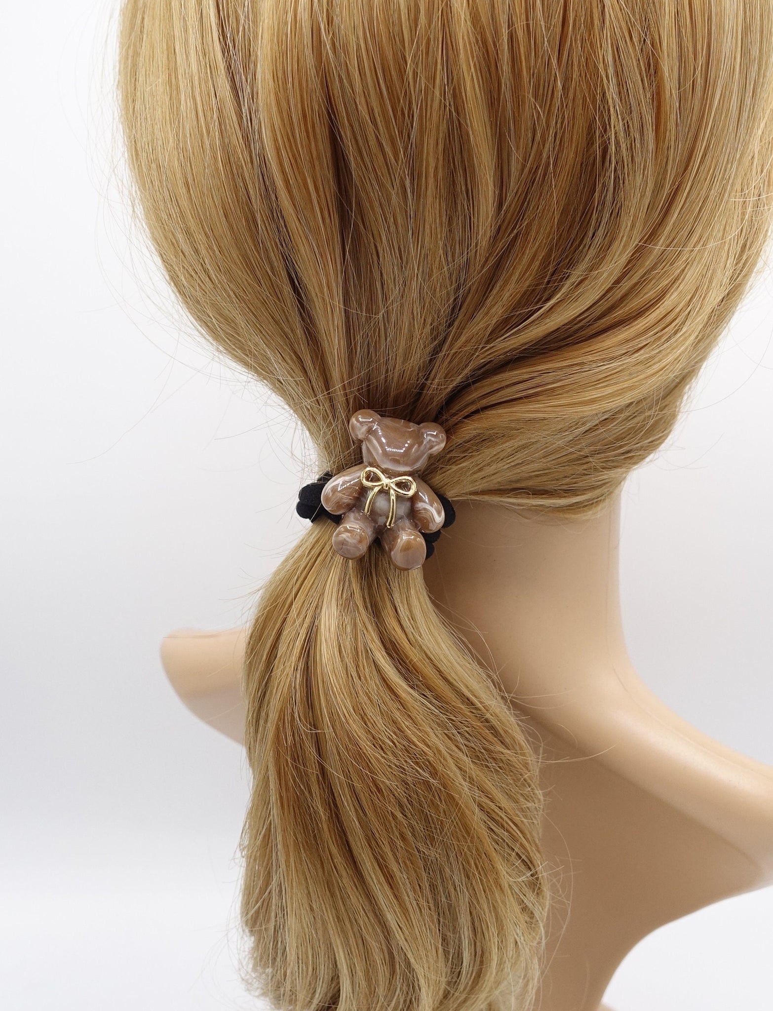 veryshine.com Ponytail holders cellulose bear ponytail holder, bear hair ties, bear hair elastic