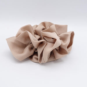 veryshine.com Scrunchies Beige satin scrunchies, medium scrunchies, basic scrunchies for women