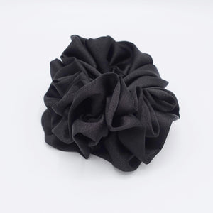 veryshine.com Scrunchies Black satin scrunchies, medium scrunchies, basic scrunchies for women