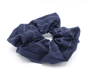 veryshine.com Scrunchies Dark navy stripe scrunchies, office scrunchies for women
