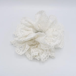 veryshine.com Scrunchies floral lace scrunchies, double edge scrunchies for women