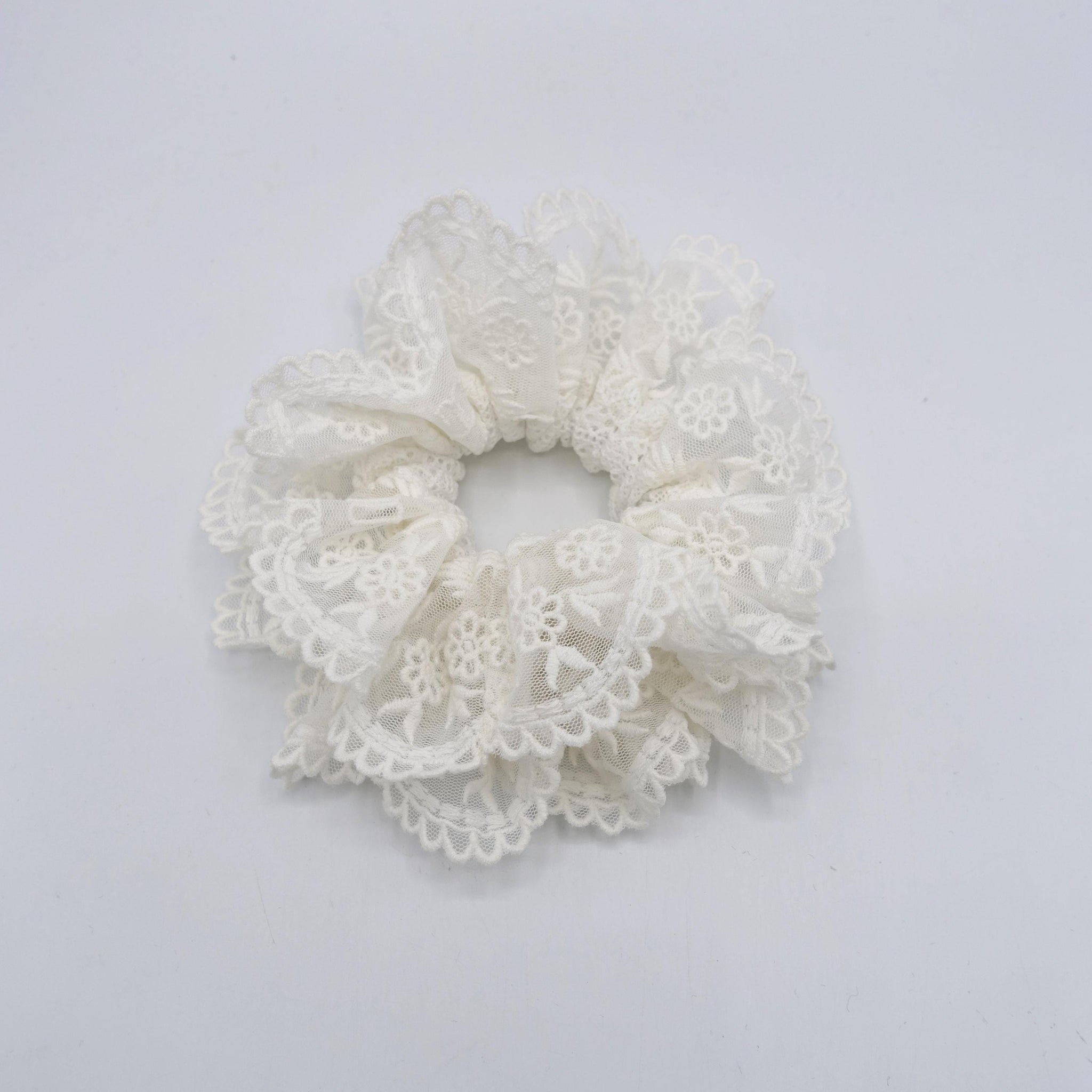 veryshine.com Scrunchies floral lace scrunchies, double edge scrunchies for women