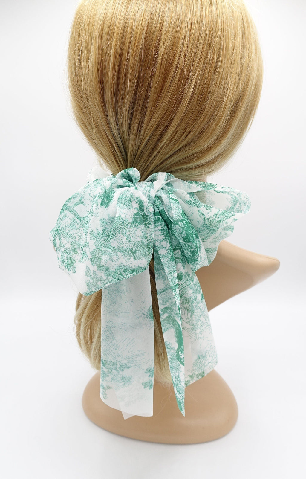 veryshine.com Scrunchies Green chiffon scrunchies, safari print hair tie, bow knot scrunchies for women