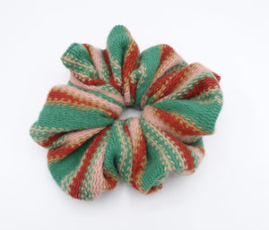 veryshine.com Scrunchies Green mix knit scrunchies, oversized scrunchies for women