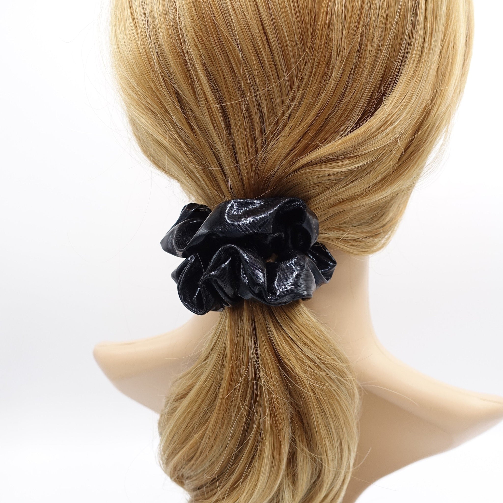 veryshine.com Scrunchies metallic bow scrunchies set for women