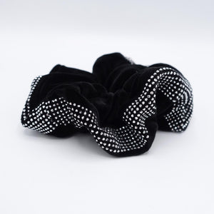 veryshine.com Scrunchies one row velvet scrunchies, hotfix embellished scrunchies, dazzling scrunchies for women