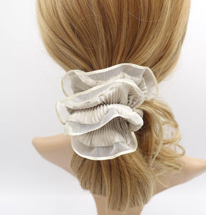 veryshine.com Scrunchies pleated scrunchies, cute scrunchies, organza edge scrunchies for women