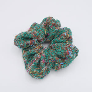 veryshine.com Scrunchies tweed scrunchies, thick scrunchies, Fall Winter hair elastic for women