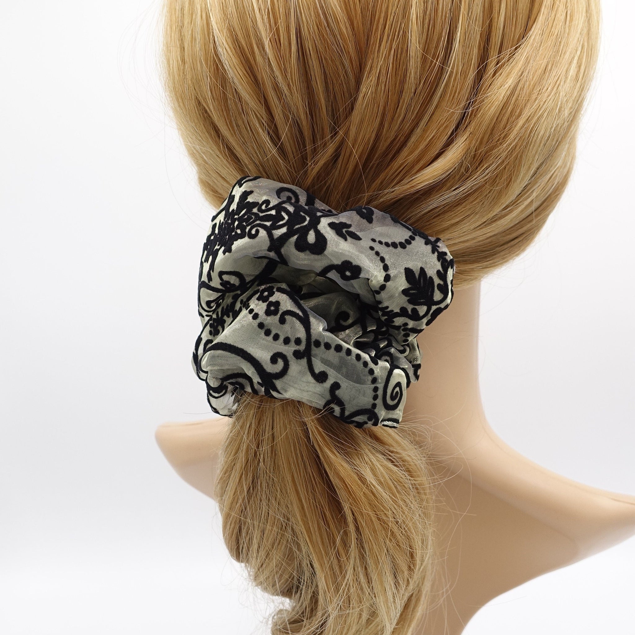 veryshine.com Scrunchies velvet patterned scrunchies, organza scrunchies for women