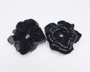 veryshine.com Scrunchies velvet scrunchies, hotfix embellished scrunchies, dazzling scrunchies for women