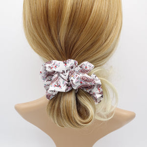 veryshine.com Scrunchies White paisley scrunchies, basic scrunchies, hair accessory shop for women