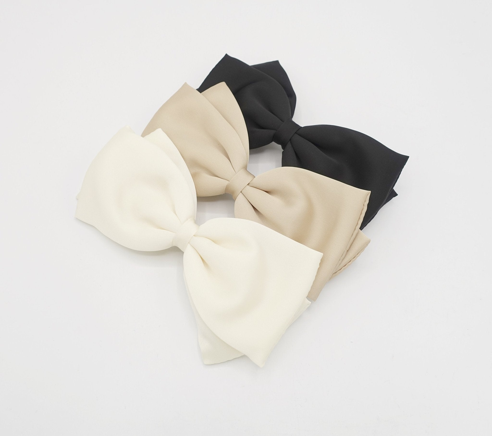 satin padded hair bow - veryshine.com