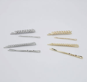 VeryShine chain hair clip set