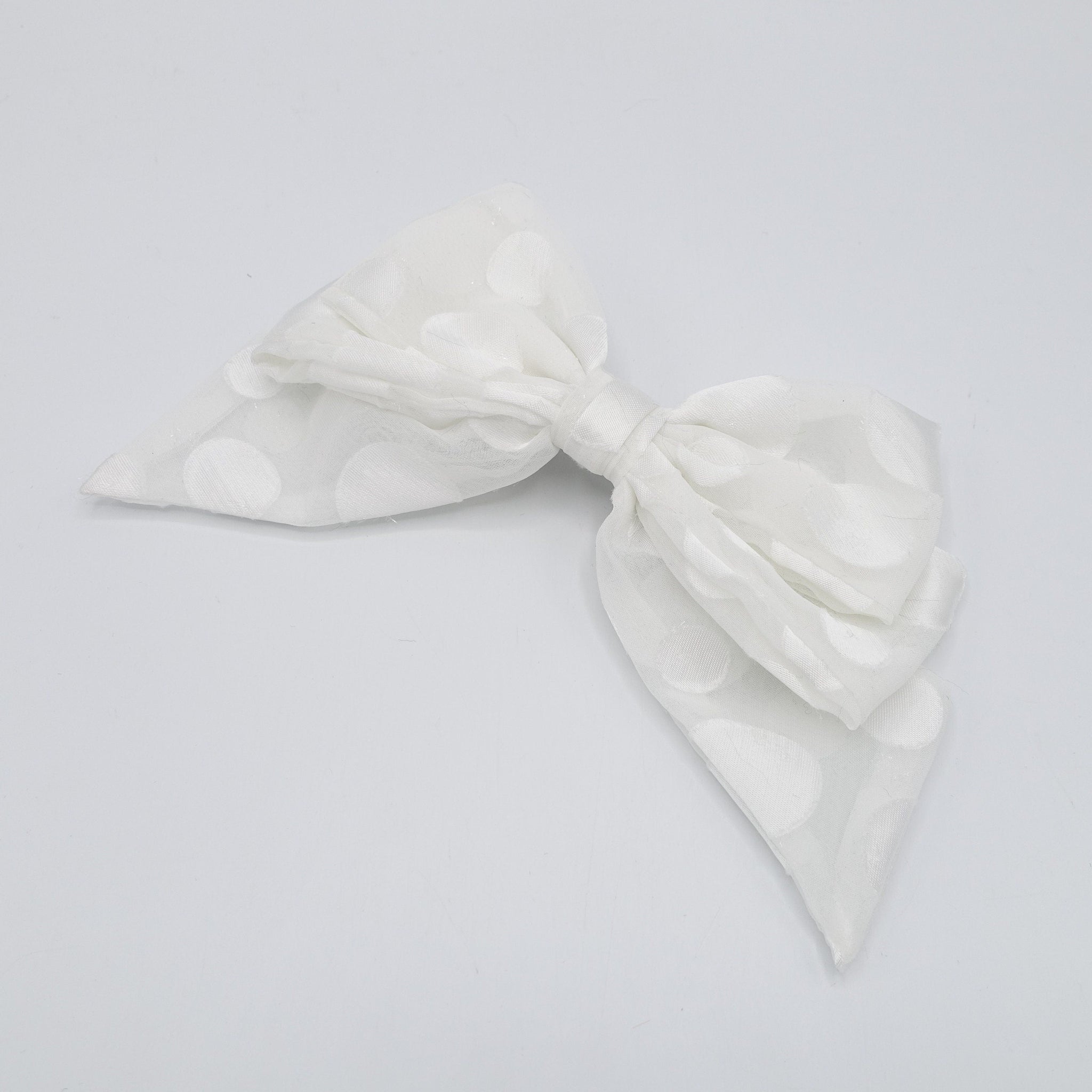 VeryShine chiffon dot hair bow for women