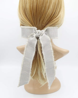 woolen hair bow 