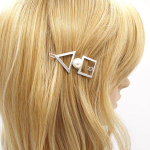 VeryShine claw/banana/barrette triangle square hair clip pearl hair accessory for women