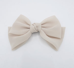 veryshine.com Barrette (Bow) sheer chiffon big bow hair barrette women hair accessory