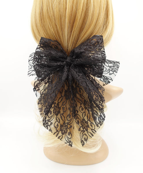 Veryshine Com Black Lace Hair Bow Feminine Styles Hair Accessory For Woman 41335640129832 Grande
