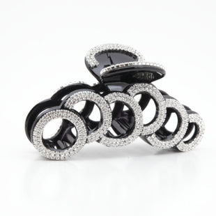 veryshine.com claw/banana/barrette Circle Chain Dazzle Rhinestone Decorative Hair Jaw Clip Rhinestone Series-11