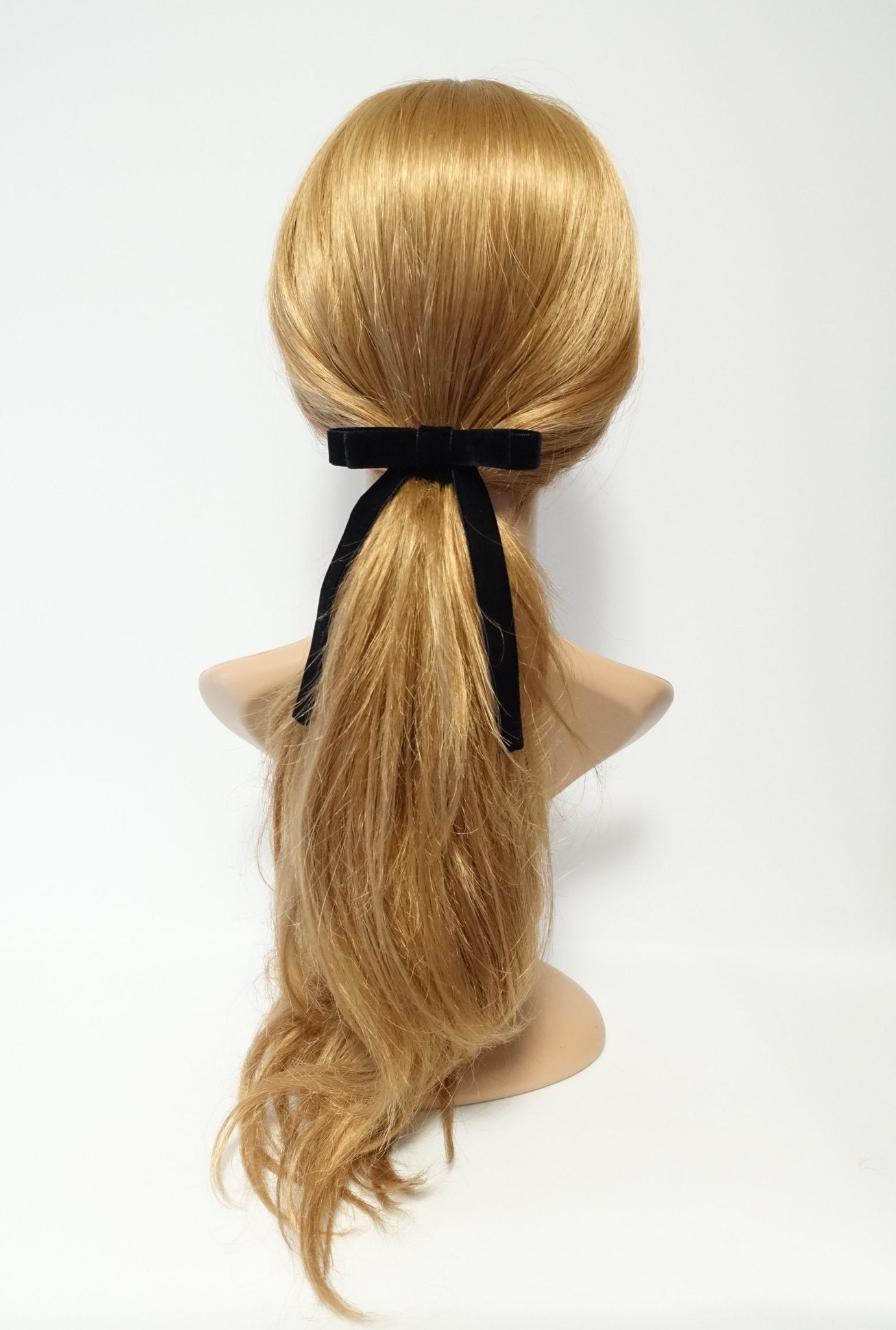 VeryShine Cellulose Acetate Tail Bow Knot Hair Tie Elastic Ponytail Holder Mocca