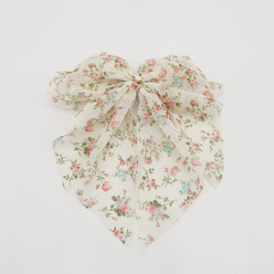 veryshine.com crinkled chiffon floral hair bow for women