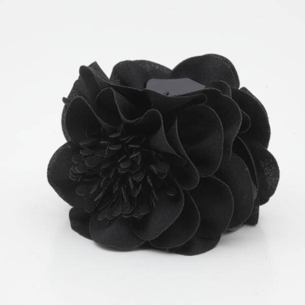 Pinza De Pelo Con Flor Negro