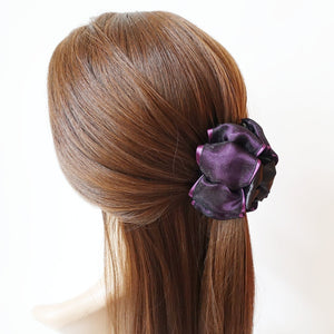 veryshine.com Hair Claw Satin  Bow Mesh Wrap Flat Style Hair Jaw Claw Clip Women Hair Accessories