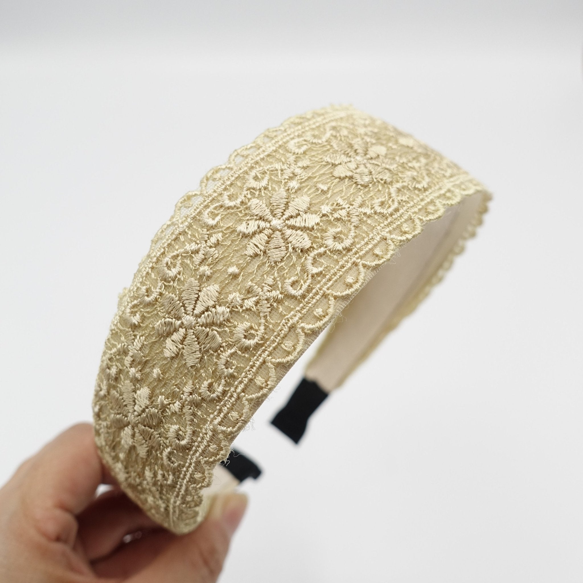 floral lace headband simple basic hairband women hair accessories