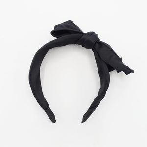 veryshine.com Headband bow knot headband glossy fabric hairband women hair accessory