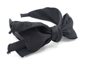 veryshine.com Headband bow knot headband glossy fabric hairband women hair accessory