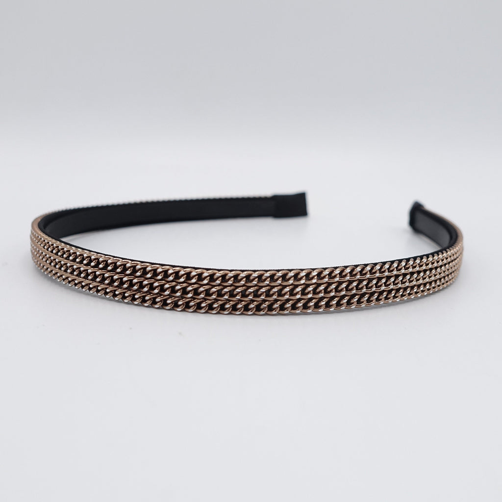 veryshine.com Headband metal chain headband, comfortable headband for women