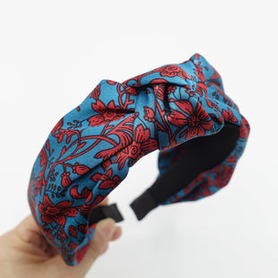 veryshine.com Headband silk satin headband floral print hairband women hair accessory