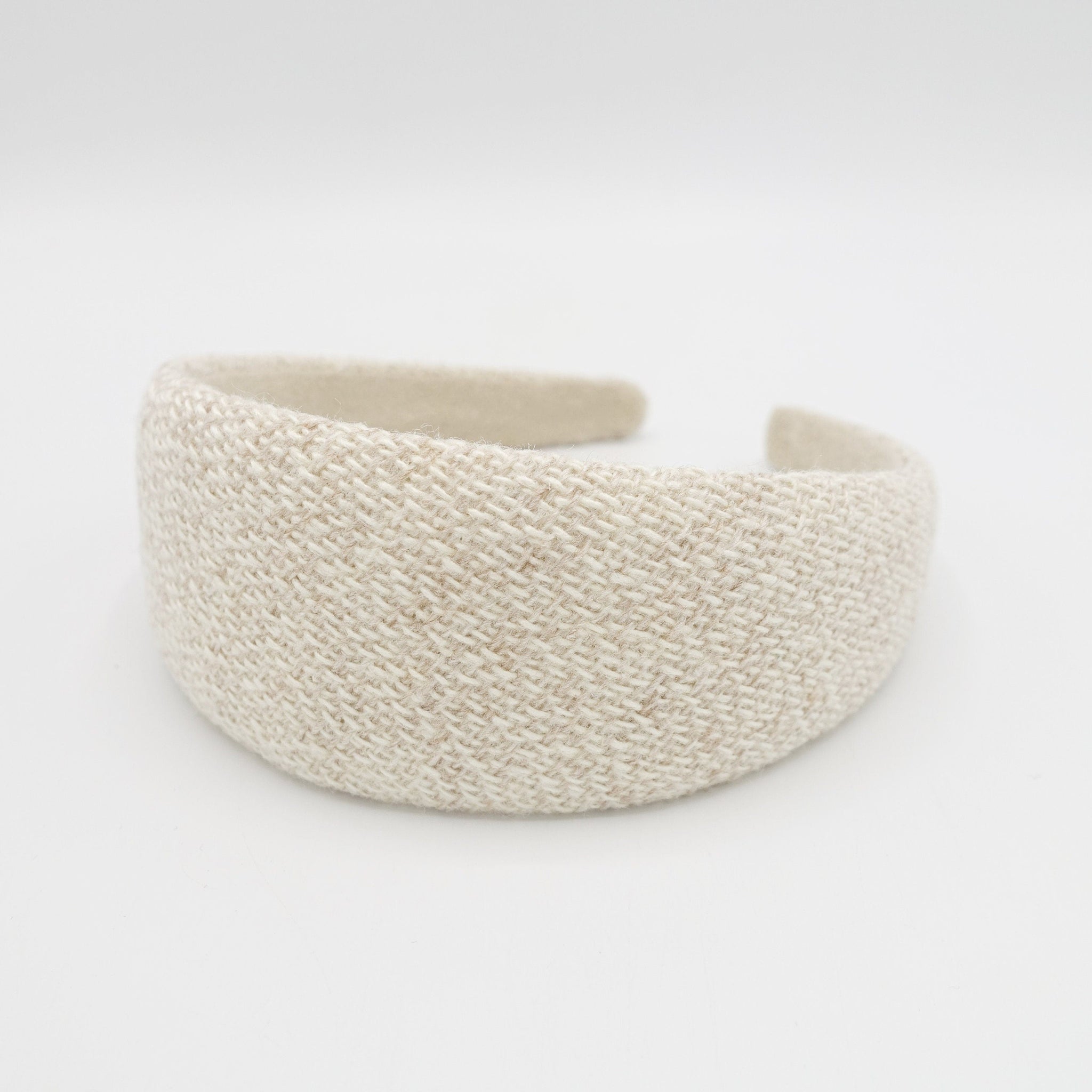 veryshine.com linen padded headband wide hairband for women