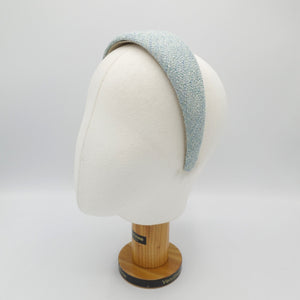 veryshine.com linen padded headband wide hairband for women