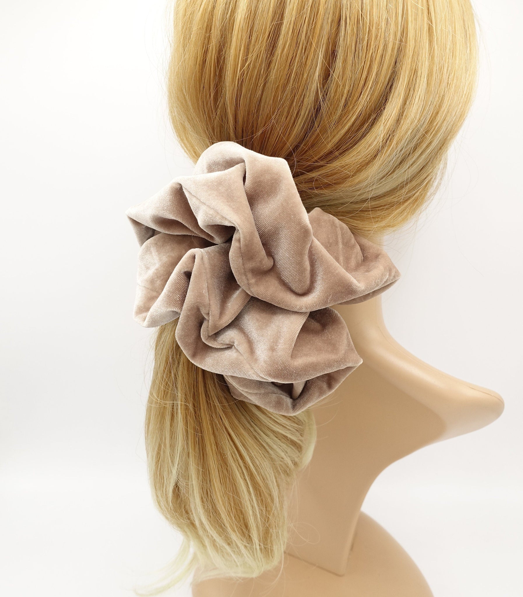 veryshine.com oversized velvet scrunchies large Hair Elastics scrunchies Women Hair Accessories