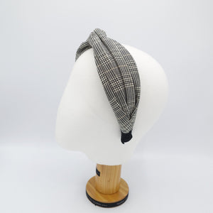 veryshine.com plaid check headband cross twist hairband for women