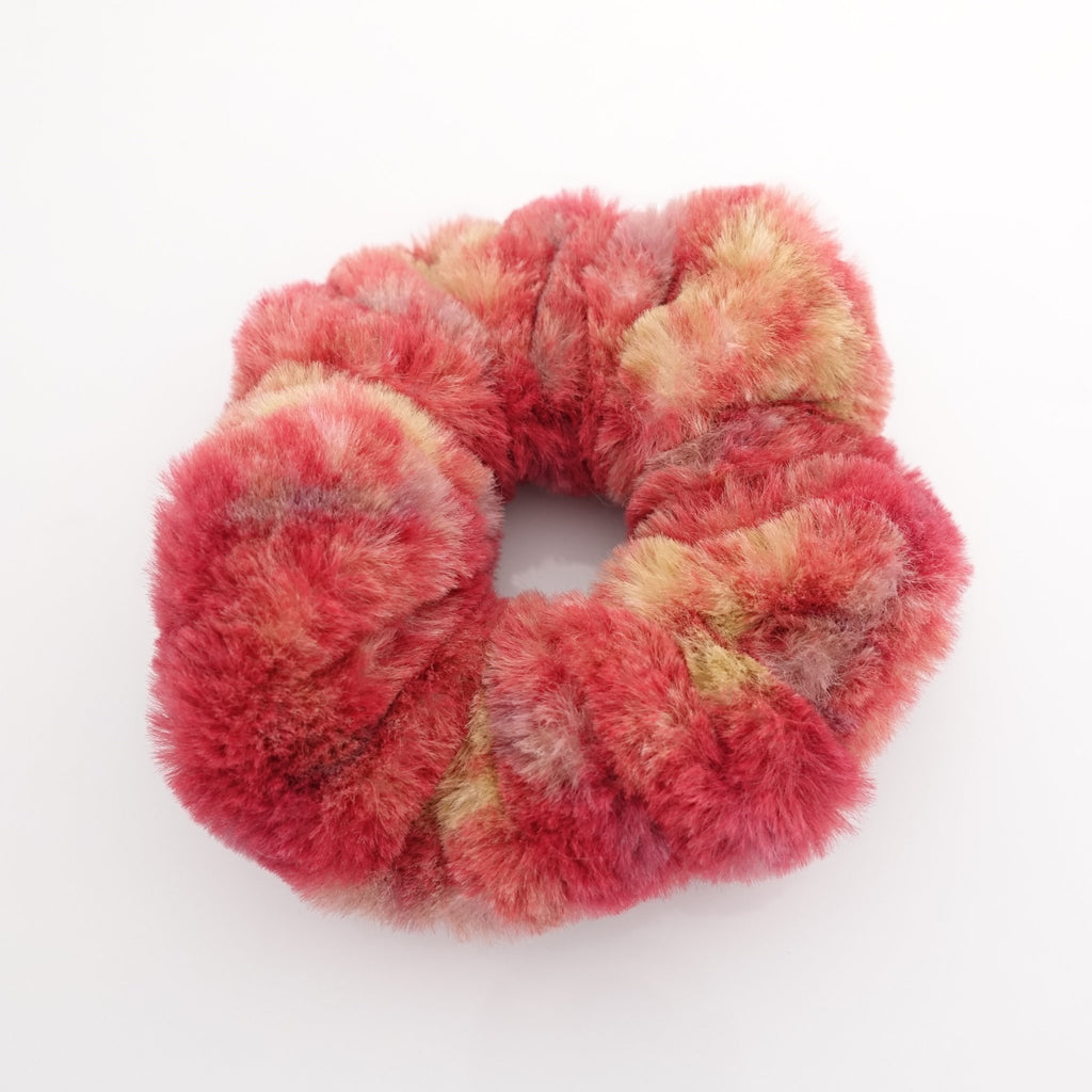 veryshine.com scrunchies/hair holder fabric faux fur soft hair scrunchies large hair scrunchie for women