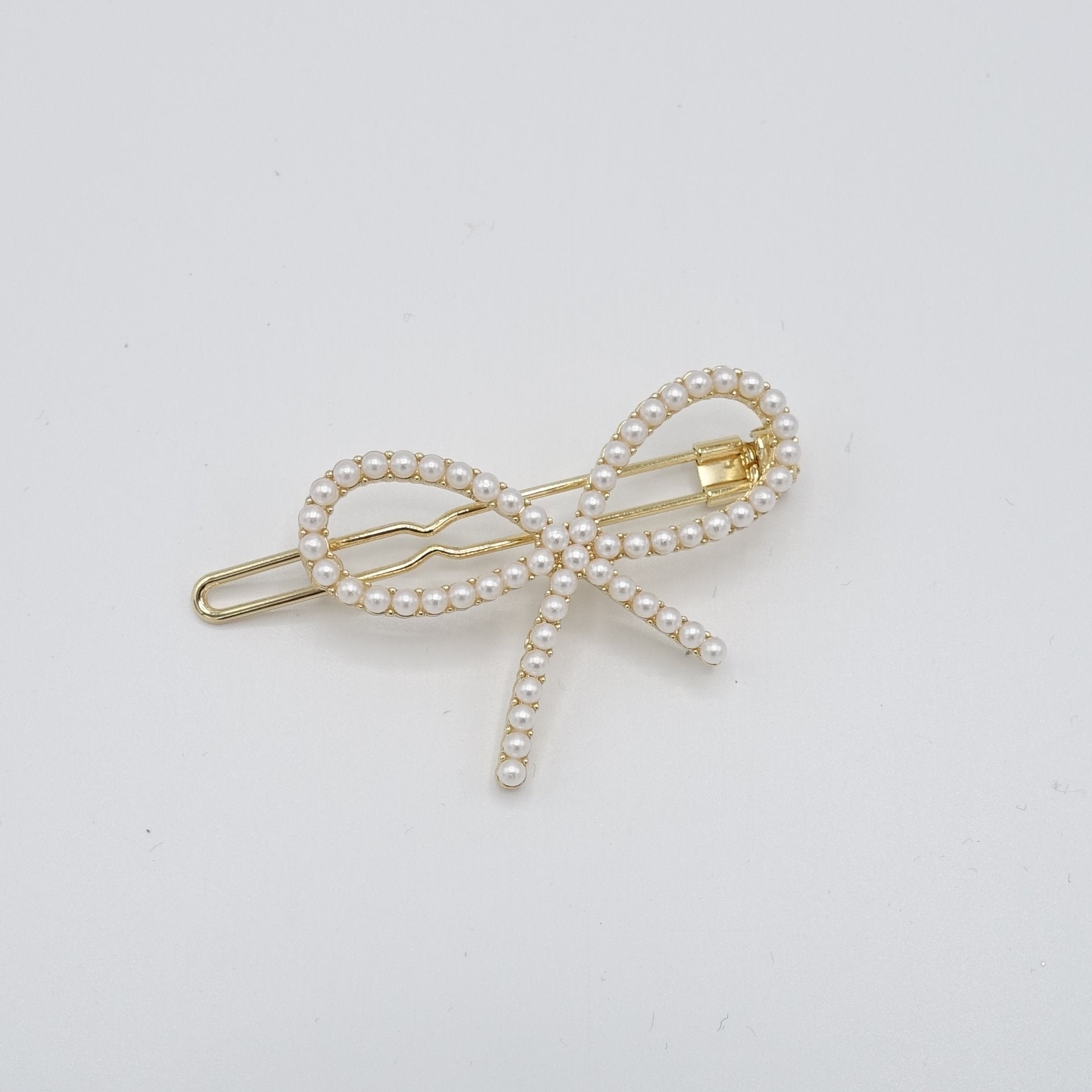 Delicate Pearl Bow Hair Ornaments · How To Make A Hair Bow · Jewelry on Cut  Out + Keep