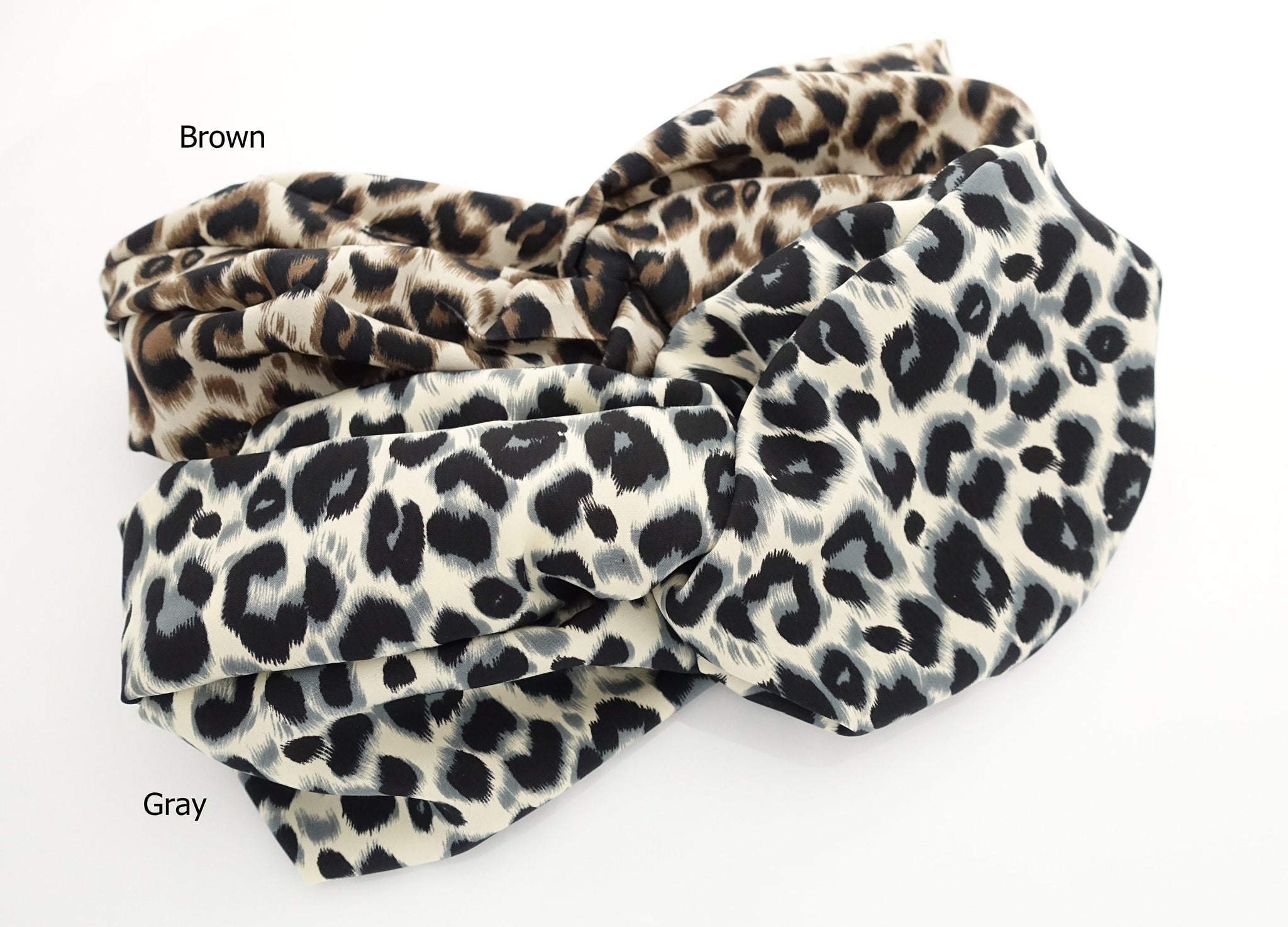 veryshine.com soft leopard print fashion hair turban women trendy headband