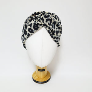 veryshine.com soft leopard print fashion hair turban women trendy headband